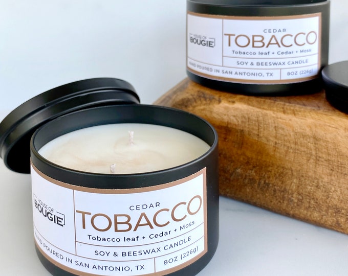 Tobacco/Soy & Beeswax Candle