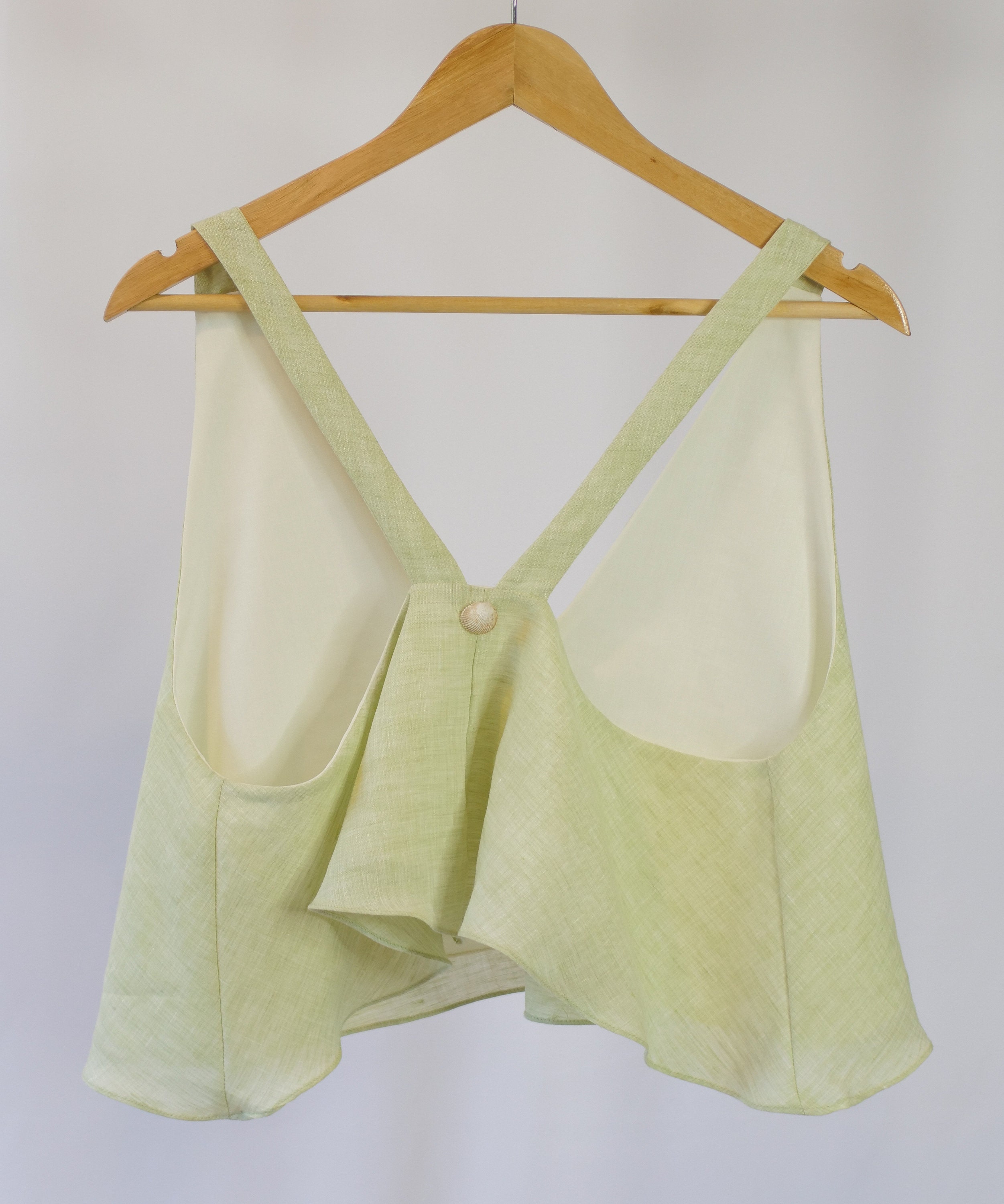 Sophie Linen Top - Natural