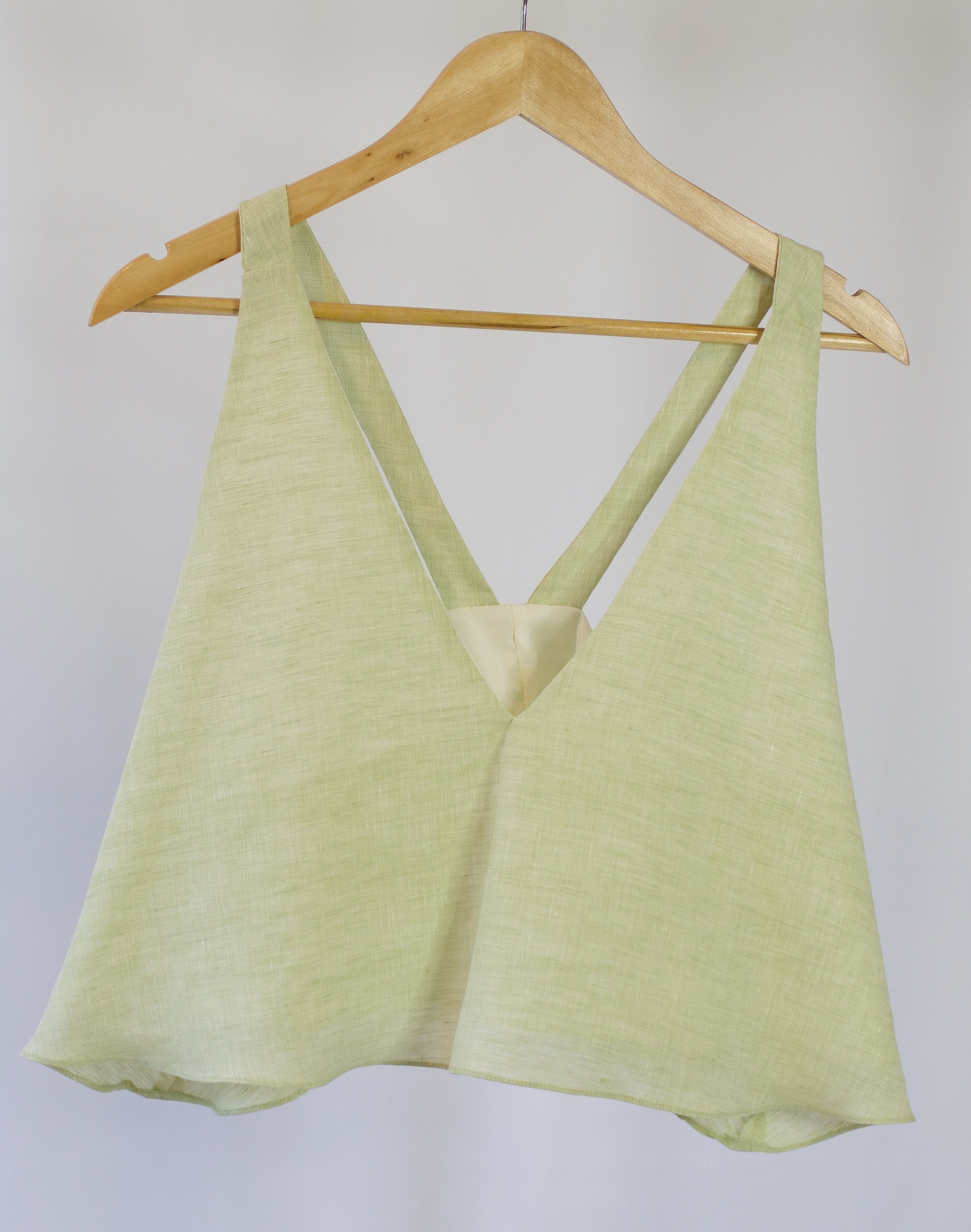 Sophie Linen Top - Navy Stripes main image 1