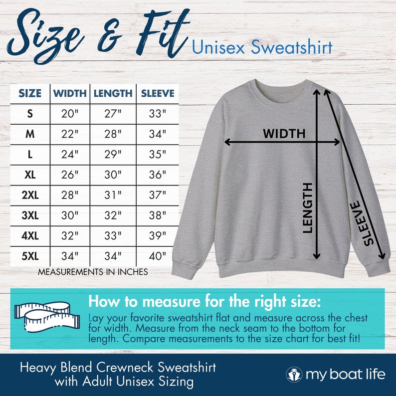 sweatshirt fit guide boat life