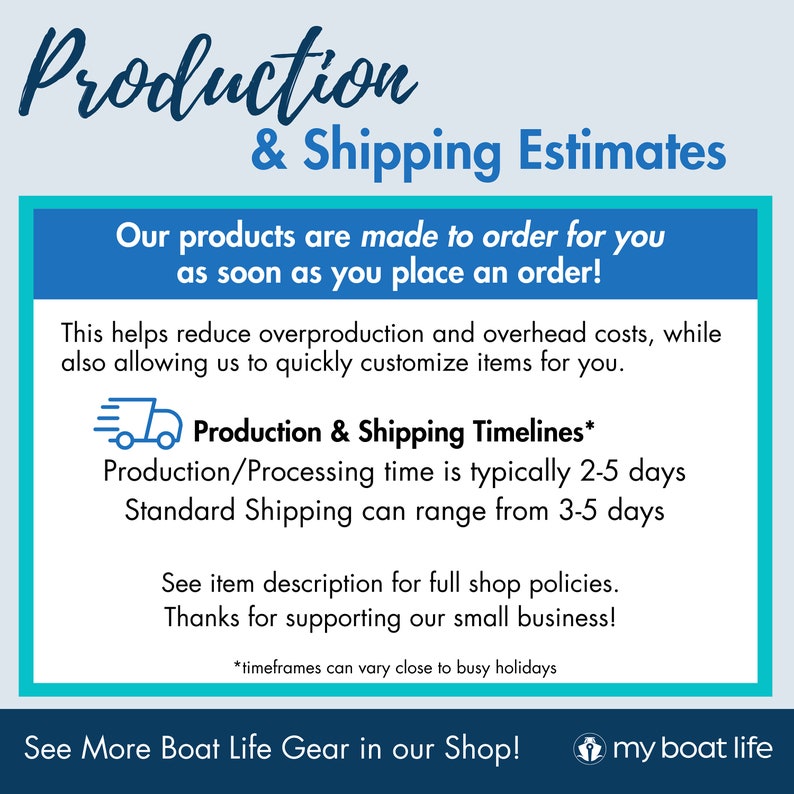 my boat life shipping info