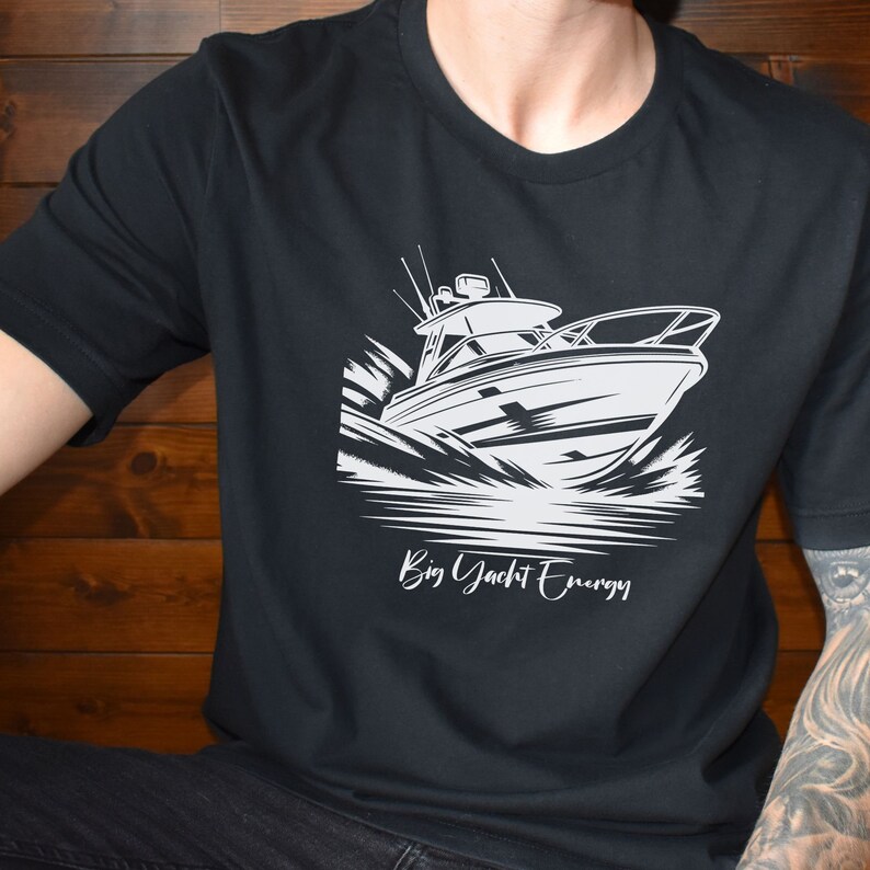 big yacht energy boater t-shirt