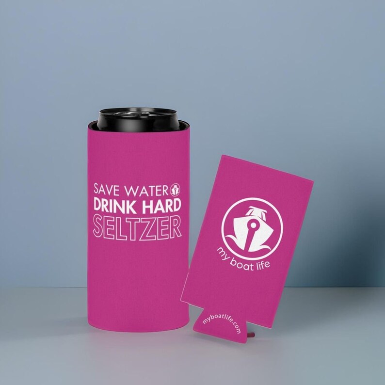 slim can hard seltzer coolie koozie