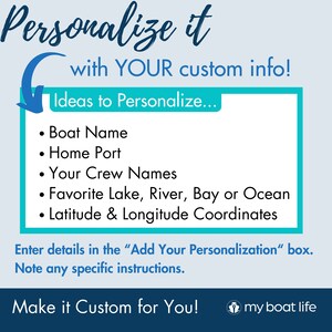 CUSTOM Boat Name Sweatshirt, Personalized Boating Location Crewneck, Lake River Bay, Custom Boat Shirt, Nautical Sweater, Boat Owner Gift image 8