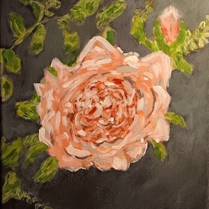 Acrylic Rose Painting (Original)