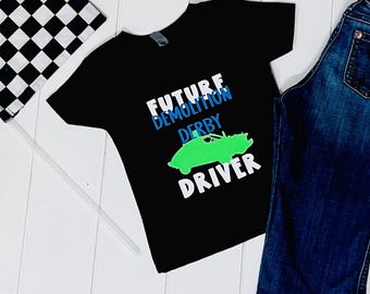 Demolition Derby Baby / Toddler - Derby Baby Onesie or TShirt - Western Baby Clothing - Baby - Baby Shower Gift - Baby Boy - Baby Girl