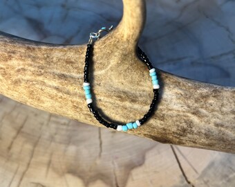 Navajo Western Turquoise Baby Bracelet - Western Baby Jewelry - Mama - Baby Shower Gift - Premie - Newborn - Toddler - Mama & Mini Set