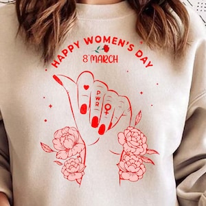 Internationaler Frauentag 2024 8. März Frauentag svg Frauen-Power-Svg Starke Frau svg