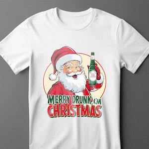 Merry Drunk I&#39;m Christmas Svg, Funny Christmas, Merry Christmas Svg, Wine Christmas Svg, Christmas Cricut, Silhouette, Instant Download