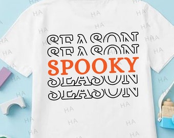 Spooky Season PNG, Spooky Season svg, Halloween Png, Retro Halloween png, Spooky Season Distressed, Spooky png,  Seaon Spooky Retro png