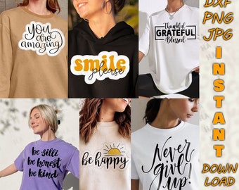 Motivational SVG PNG Bundle Motivational Quote SVG Kindness  Boho Motivational svg png Bundle Motivational Quotes for Women Instant Download