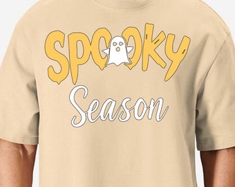 Stagione spettrale Svg, Buon Halloween Svg, Vibrazioni spettrali Svg, Dolcetto o scherzetto Svg, Vibrazioni autunnali Svg, Maglietta di Halloween Svg, File di taglio Cricut