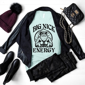 Grappige kerst SVG, Big Nick SVG, Kerstman, Big Nick Energy SVG, volwassen humor, kerstshirts SVG voor Cricut digitale download.