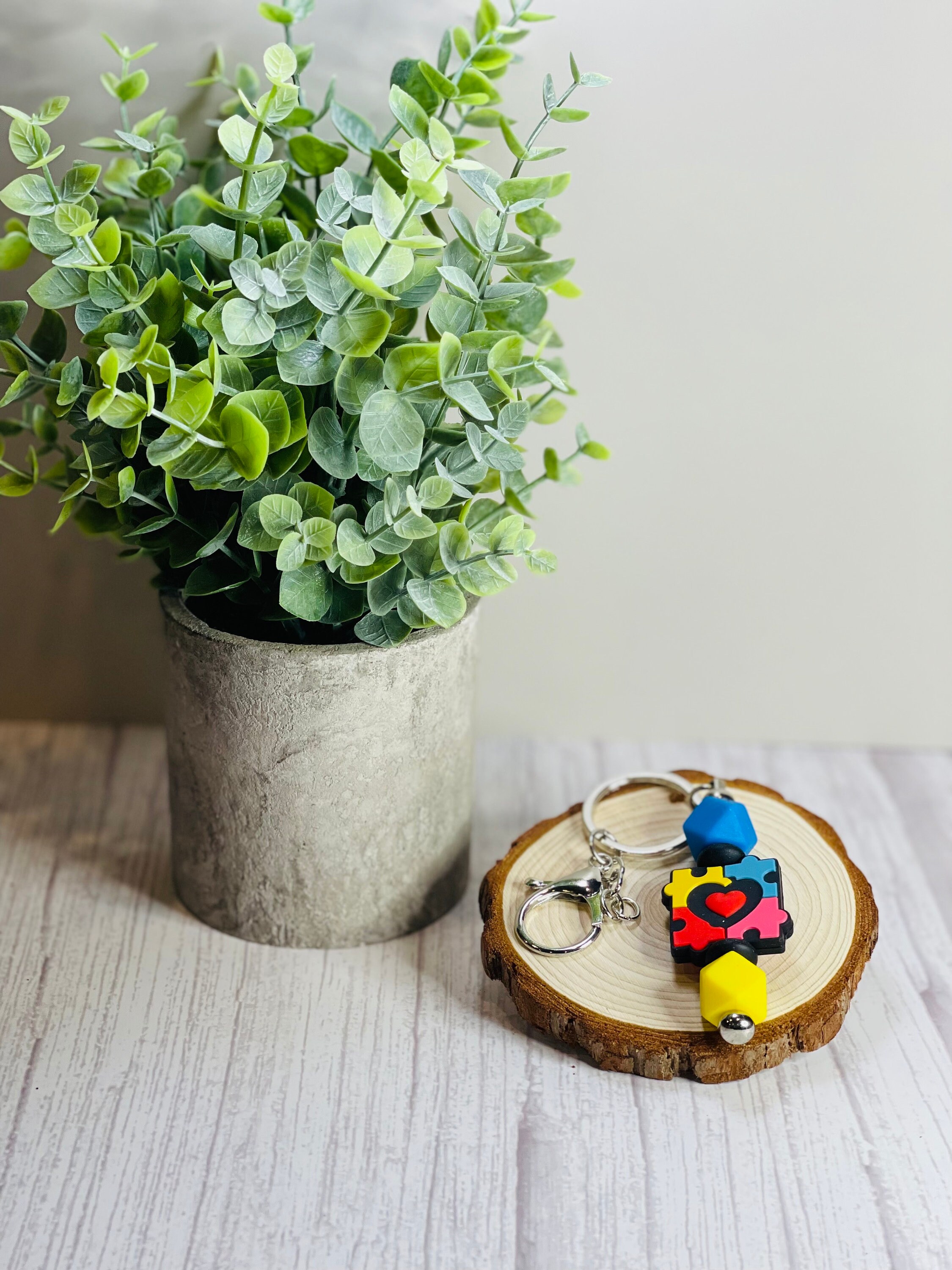 Silicone Keychain - Autism Awareness - Thumbnail 4