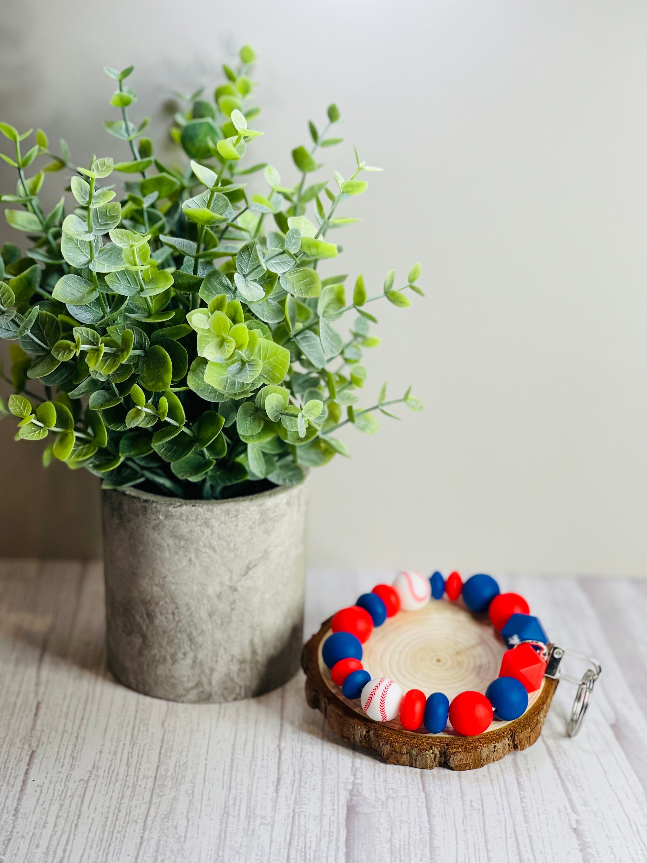 Silicone Wristlet Keychains - Sports - Thumbnail 4