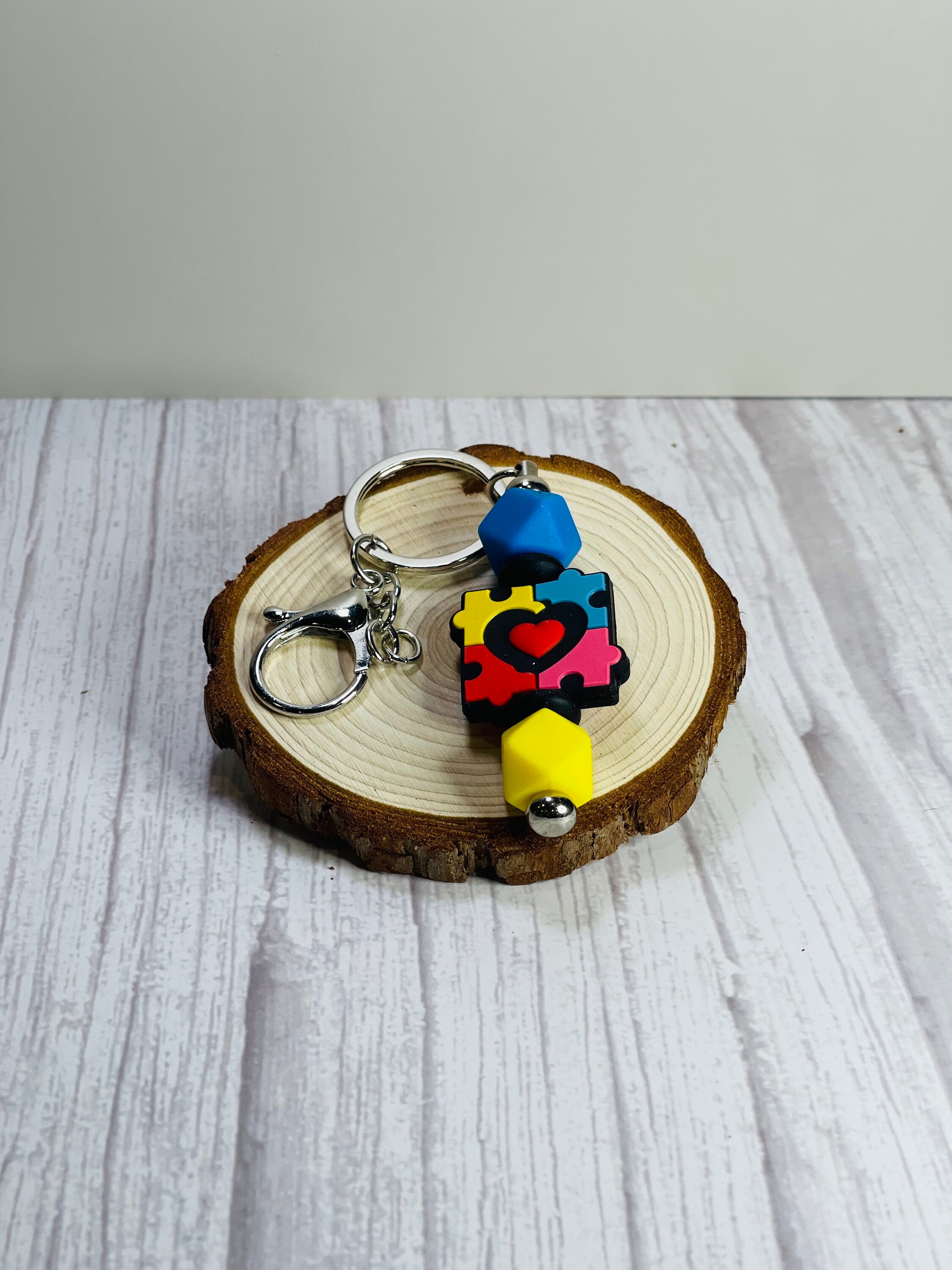 Silicone Keychain - Autism Awareness - Thumbnail 3