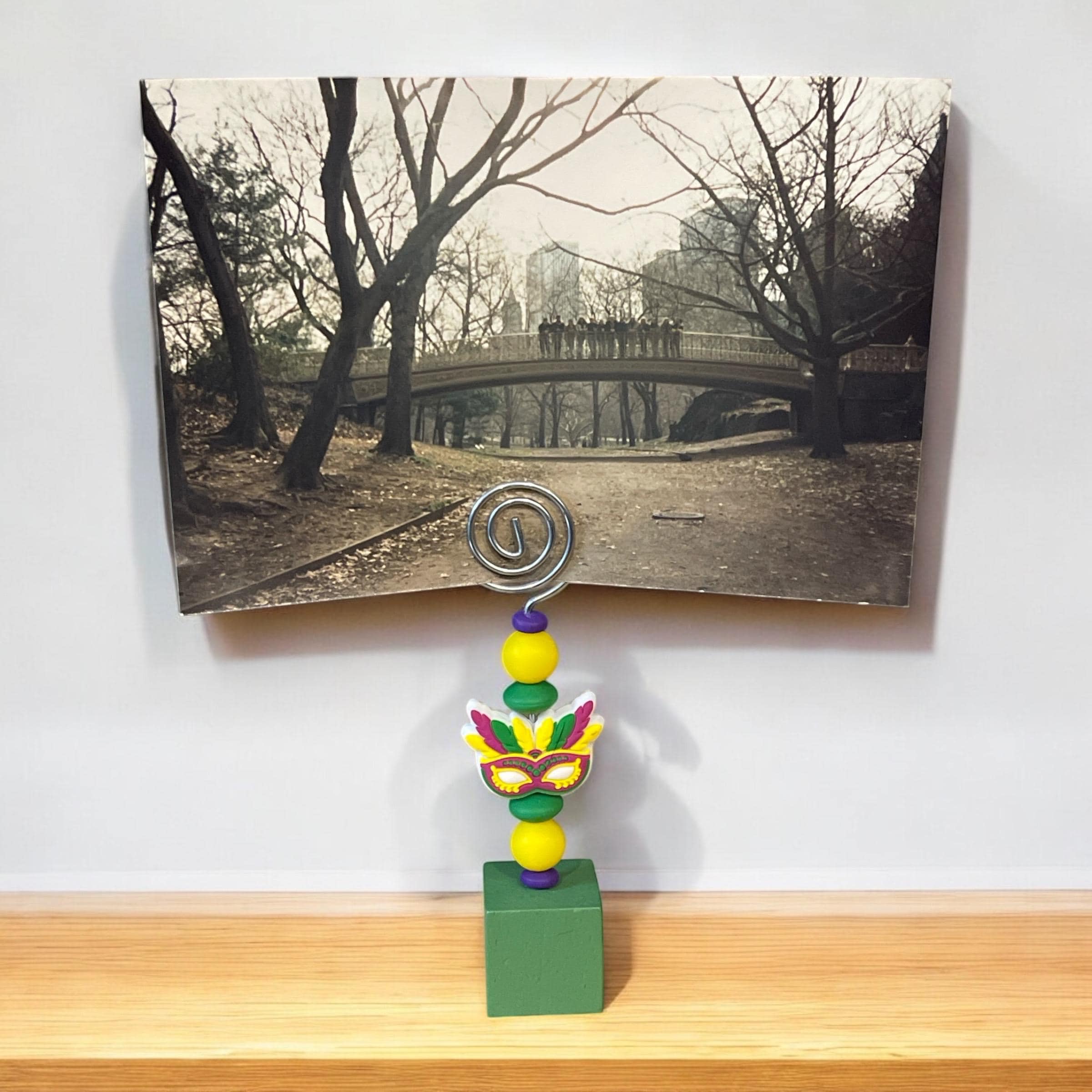 Colorful Mardi Gras Mask Photo Clips - Unique Event Decor - Thumbnail 5