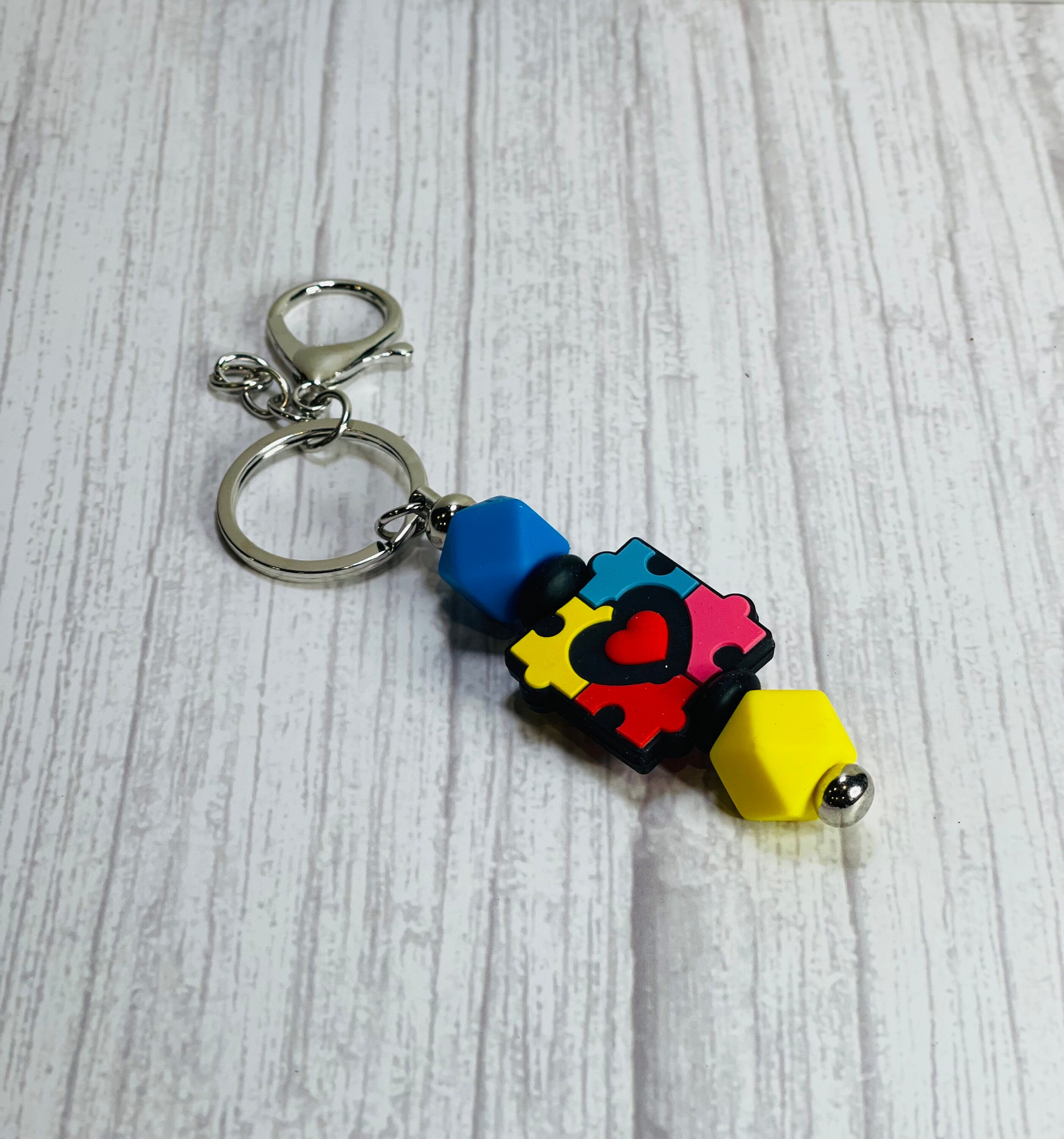 Silicone Keychain - Autism Awareness - Thumbnail 2