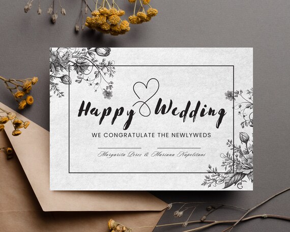 How to congratulate on wedding invitation | Beachweddingtips.com