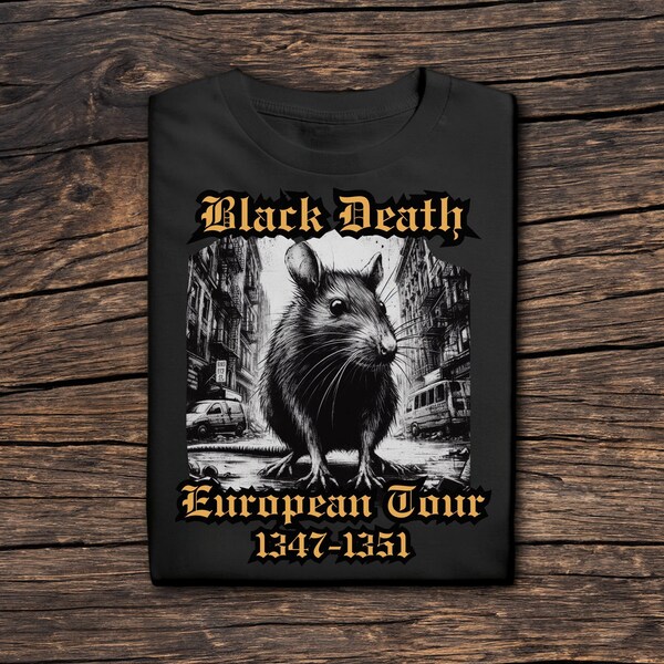 Black Death Shirt, Plague Shirt, Horror Goth Shirt, Gothic Shirt, Plague Doctor Shirt, Band Shirt, Gothic Band Shirt, Medieval Shirt, Plague