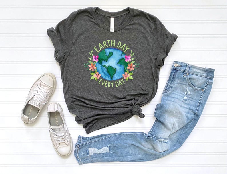 Earth Day Everyday Shirt, Nature Lover Shirt, Eco Friendly Shirt, Climate Change Shirt, Happy Earth Day Shirt, Gift For Nature Lover image 3