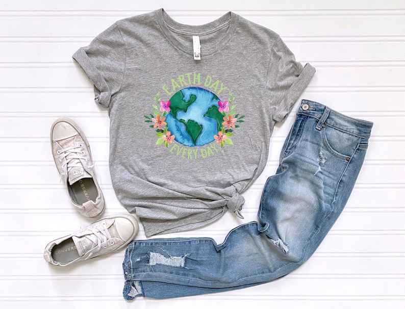 Earth Day Everyday Shirt, Nature Lover Shirt, Eco Friendly Shirt, Climate Change Shirt, Happy Earth Day Shirt, Gift For Nature Lover image 6