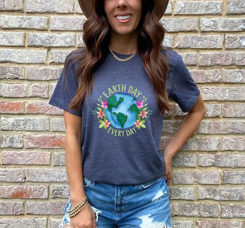 Earth Day Everyday Shirt, Nature Lover Shirt, Eco Friendly Shirt, Climate Change Shirt, Happy Earth Day Shirt, Gift For Nature Lover image 2