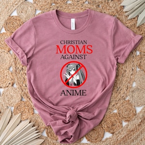 Camiseta de Madres Cristianas Contra el Anime, Camiseta de Anime, Camiseta de Mamá Cristiana, Camiseta Divertida de Anime, Camiseta Divertida con Meme, Regalo para Jugadores imagen 8
