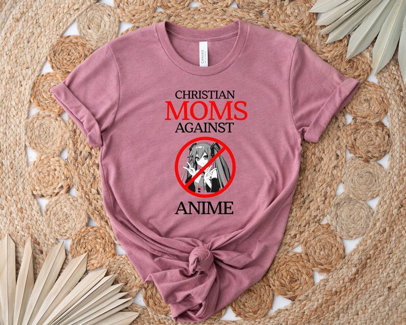 Camiseta de Madres Cristianas Contra el Anime, Camiseta de Anime, Camiseta de Mamá Cristiana, Camiseta Divertida de Anime, Camiseta Divertida con Meme, Regalo para Jugadores imagen 8