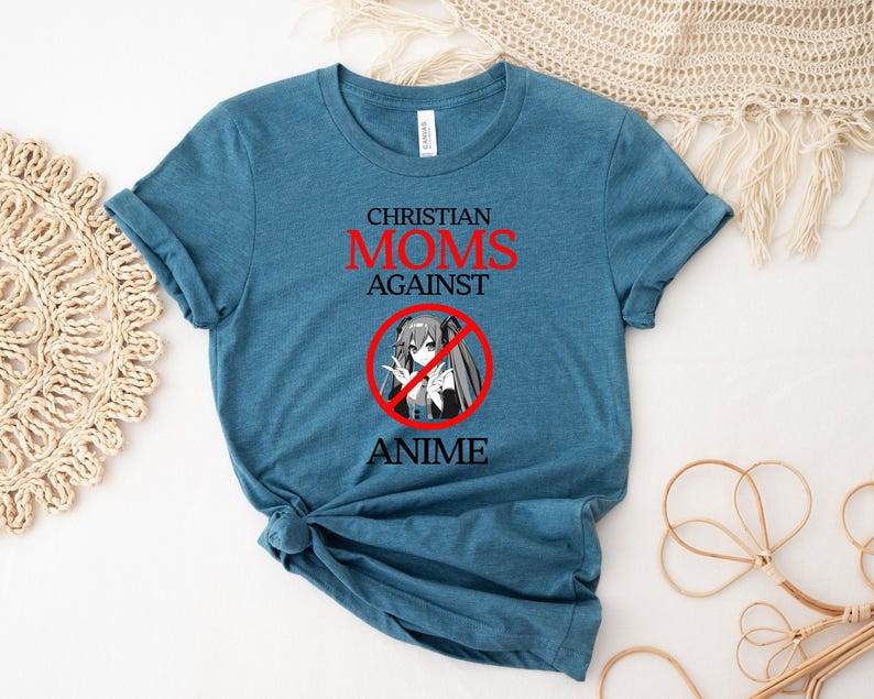 Camiseta de Madres Cristianas Contra el Anime, Camiseta de Anime, Camiseta de Mamá Cristiana, Camiseta Divertida de Anime, Camiseta Divertida con Meme, Regalo para Jugadores imagen 7