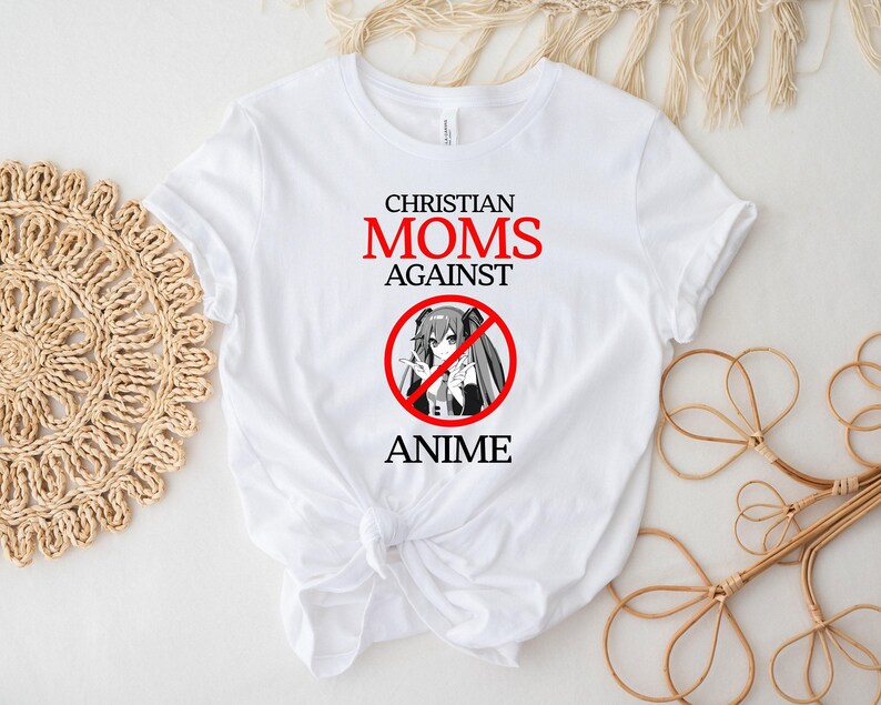 Camiseta de Madres Cristianas Contra el Anime, Camiseta de Anime, Camiseta de Mamá Cristiana, Camiseta Divertida de Anime, Camiseta Divertida con Meme, Regalo para Jugadores imagen 5