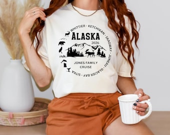 Custom Alaska Family Cruise 2026 Shirt, Personalized Alaska Cruise Vacation Shirt, Family Trip Apparel, Cruise Group T-Shirt 2026