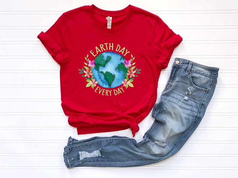 Earth Day Everyday Shirt, Nature Lover Shirt, Eco Friendly Shirt, Climate Change Shirt, Happy Earth Day Shirt, Gift For Nature Lover image 4