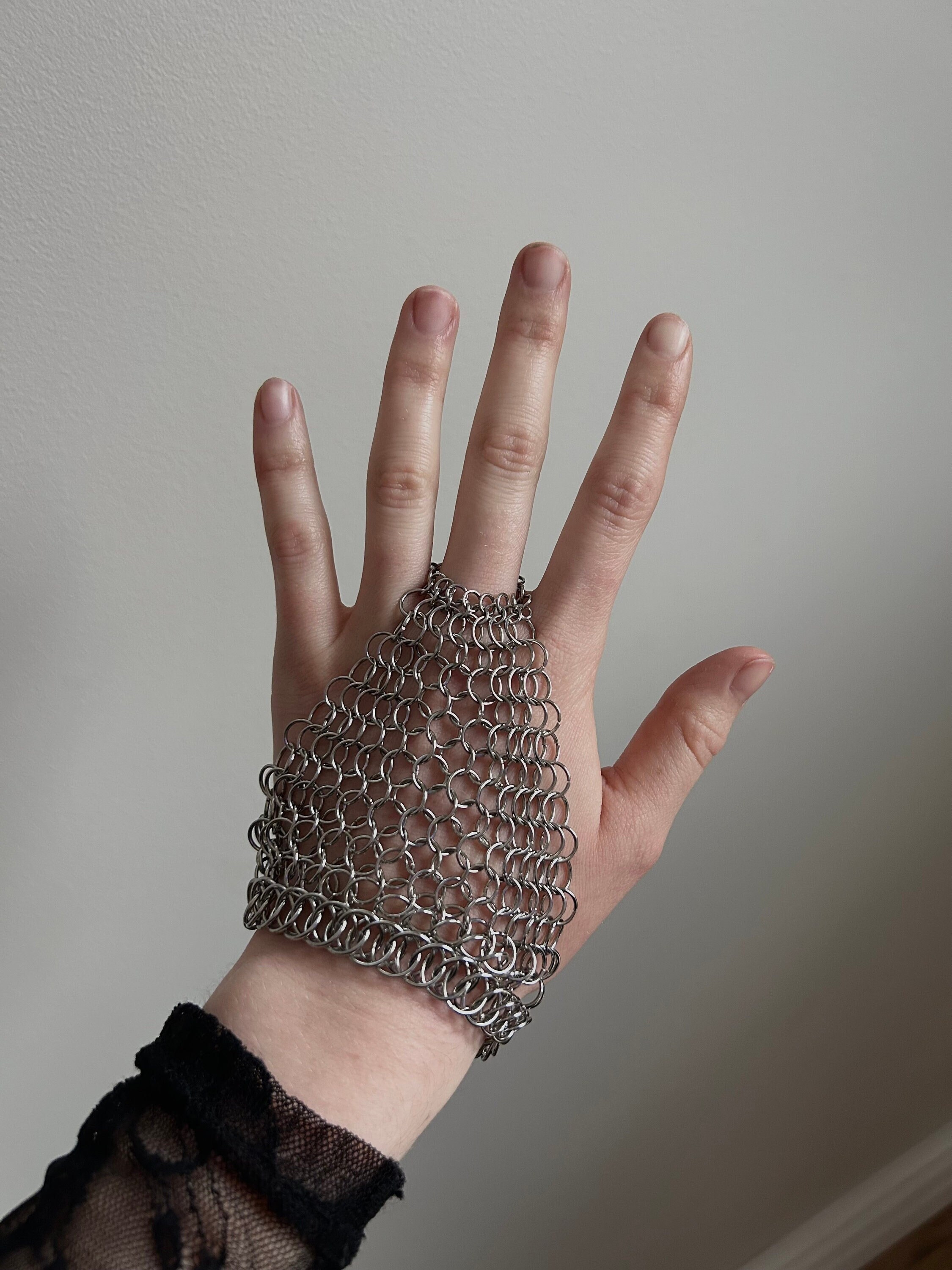Chainmail Hand Accessory/ Bracelet Handflower Canada