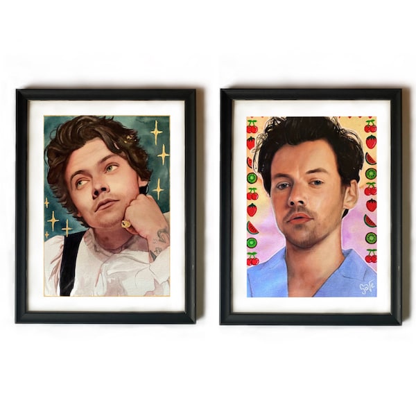 Harry Art Prints - Watercolour Illustrations