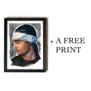 Tom & Bill Kaulitz Art Prints - Aquarell Illustrationen
