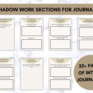 Shadow Work Journal Pages, 100+ Shadow Work Journal Prompts, Printable ...