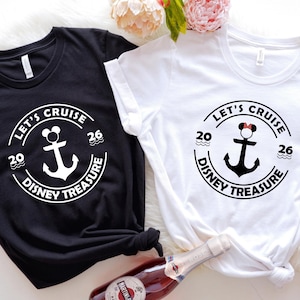 Let's Cruise Disney Treasure 2026 Shirts,Disney Treasure Family Lets Cruise Tshirt,Disney Crise 2026 Shirt,Custom Disney Treasure 2026 Shirt