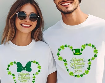 Disney Happy St Patrick's Day 2026 Shirt,Disney St Patrick's Day Shirts,Disney Shamrock Shirt,Shamrock Shirt,Disney Patrick's Matching Tee