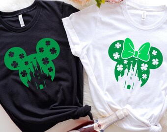 Disney St Patrick’s Day Tshirts,Disney Shamrock Shirt,Disney Custom Shamrock Shirt,Disney St. Patrick’s Family Matching Shirt,Disney Tees
