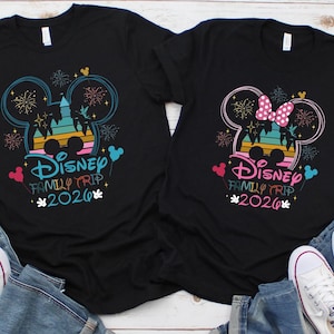 Disney Family Trip 2026 Shirt,Custom Disney Family Trip Tee,Disney Family Matching Trip Shirts,Disneyland Trip Tee,Disney Family Trip Custom 画像 1