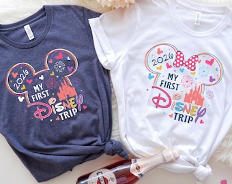 2026 My First Disney Trip Custom Shirt,Custom Family Matching Disney Trip Tee,Disney First Trip Shirt,My First Disney Trip Couple Shirts