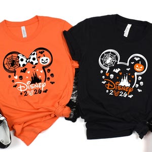 Custom Disney Halloween Party Matching Shirts,Disney Family Halloween Tshirt,Disney Family Matching Halloween Tee,Disney Couple Halloween
