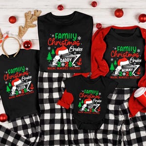 Family Christmas Cruise 2025 Matching Shirts