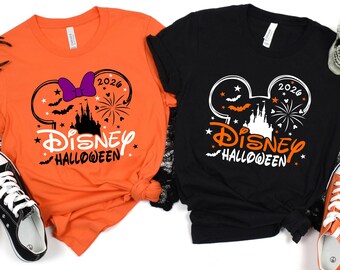 Custom 2026 Disney Halloween Shirt,Halloween Disney Custom Tshirt,Disney Family Matching Halloween Tee,Disneyland Halloween Shirts,Fall Tees