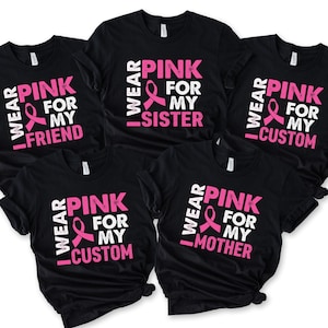 Custom Breast Cancer Awareness Shirt: Pink Ribbon Support Tee