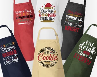 Christmas 20 Different Funny Apron,Christmas Gift Apron,Apron For Women Men Christmas,Christmas 2026 Apron,Cute Apron Christmas,Xmas Apron