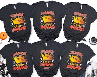 Halloween Cruise Squad Shirt: Custom Vacation Tee