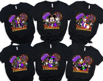 Custom Disney Halloween Boo Shirt,Disneyland Halloween Tshirt,Disney Family Matching Halloween Boo Tee,Disney Boo Tee,Disney Halloween Shirt