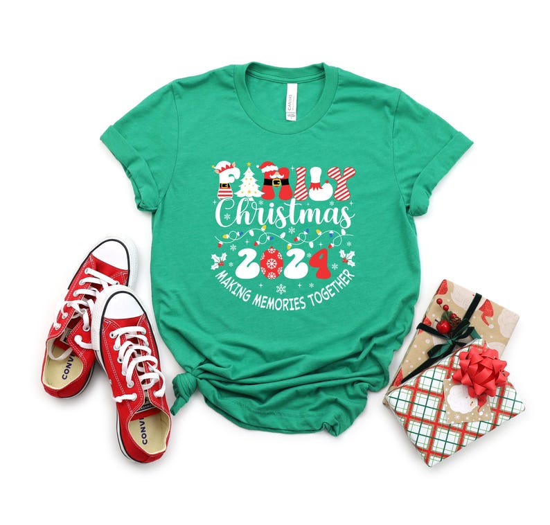 Family Christmas 2024 Making Memories Together Shirt,custom Family